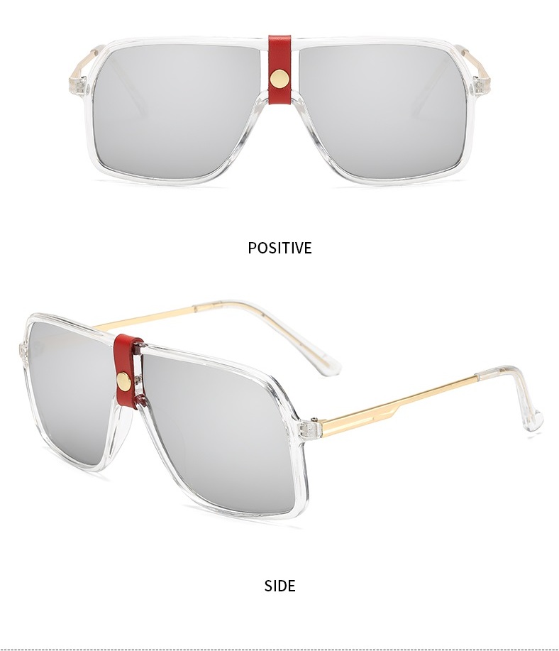 Unisex silver lens retro frame sunglasses Super X Studio